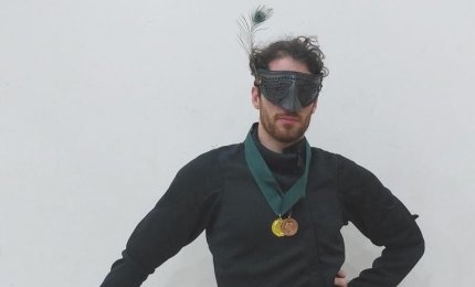 Galatinese medaglia d'oro di sciabola militare in Irlanda