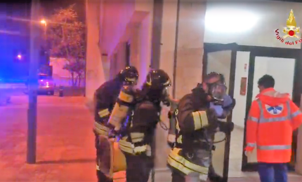 Incendio nel Reparto Medicina dell'Ospedale di Galatina