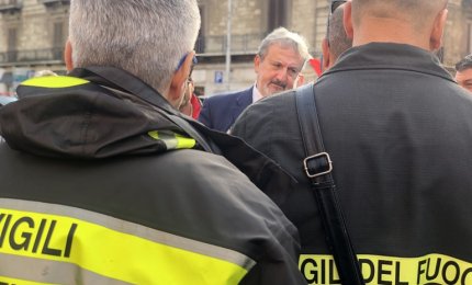 Gli uomini delle forze dell'ordine e del soccorso pubblico chiedono ad Emiliano di essere sottoposti ai tamponi