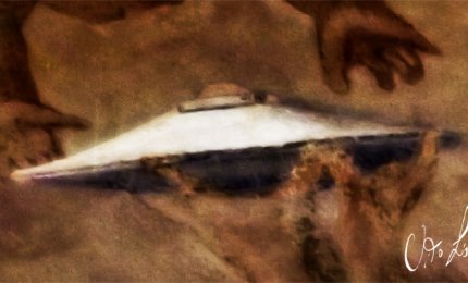 Un Ufo nei dipinti della Basilica di Santa Caterina a Galatina