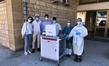 Un carrello porta defibrillatore per il Reparto di Malattie Infettive di Galatina