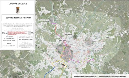 A Lecce arrivano dalla Regione 690mila euro per la Rete Ciclabile
