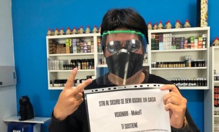 “VISIONARI MakeIt”, visiere anti-covid con la plastica e le stampanti 3D