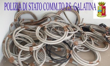 Arrestato dipendente della Colacem. E' accusato di avere rubato cavi di rame nello stabilimento di Galatina