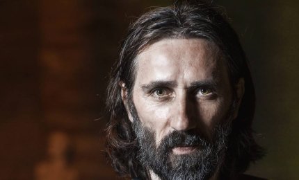 Cristiano Godano frontman dei Marlene Kuntz al Museo del Negramaro di Guagnano