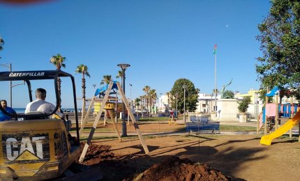 Nardò Technical Center ricostruisce il parco giochi di piazzale Berlinguer a Porto Cesareo