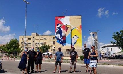 A Lecce un nuovo murales degli street artist olandesi Karsky &amp; Beyond