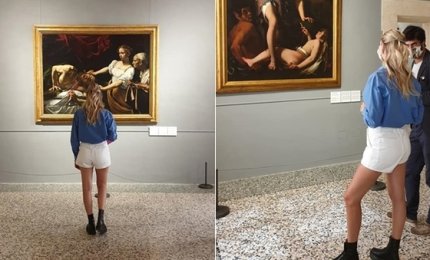 Chiara Ferragni a Palazzo Barberini 