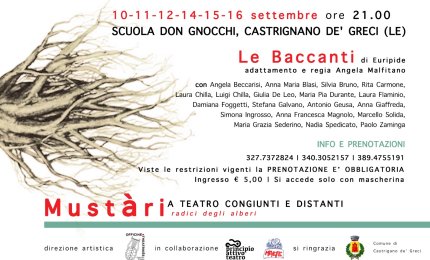 A Castrignano de' Greci "Le Baccanti" di Euripide