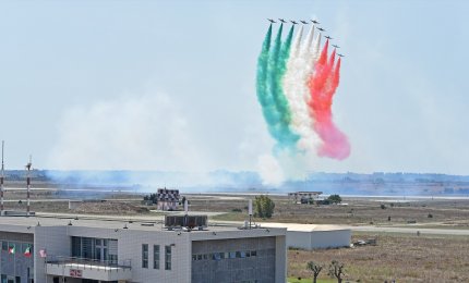 Le Frecce Tricolori si addestrano a Galatina
