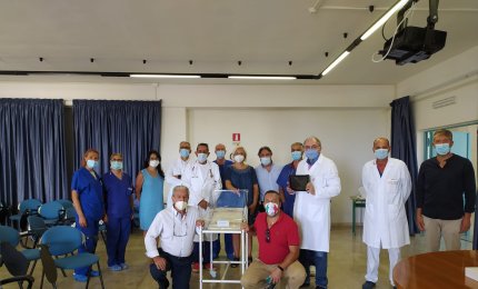 Oltre 26000 euro raccolti da #doniamoaiutiamovinciamo e trasformati in apparecchiature e DIP per l'Ospedale di Galatina