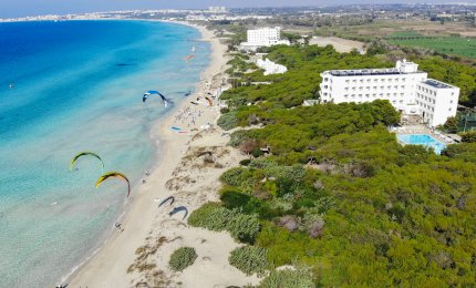 Cominciato a Gallipoli il Campionato Italiano Kite Hydrofoil Open 2020 