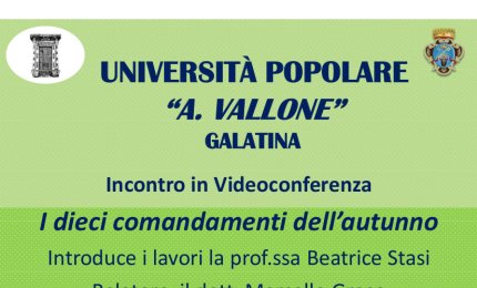 “I dieci comandamenti dell’autunno”