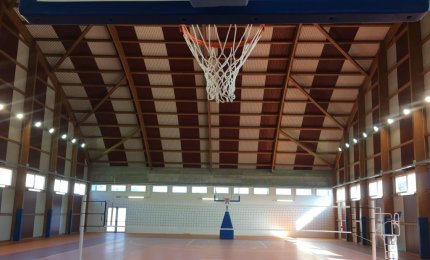 Completati i lavori alla palestra di via Montinari