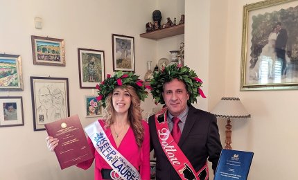 Elena e Michele Sponziello laureati nello stesso giorno