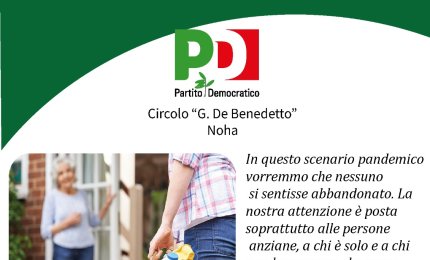 Il PD di Noha è a disposizione degli anziani o di chi ha bisogno per la consegna della spesa