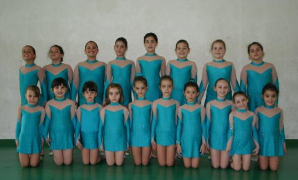 La ginnastica ritmica al Palazzo della Cultura