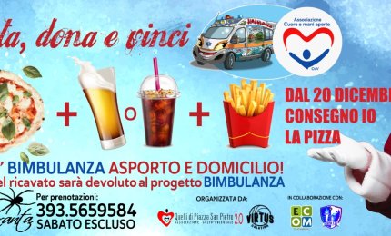 Una pizza per la Bimbulanza
