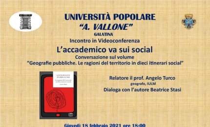 "Geografie pubbliche. Le ragioni del territorio in dieci itinerari social”
