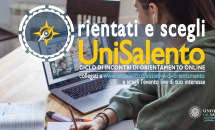 Incontri di orientamento online per le iscrizioni all'Università del Salento