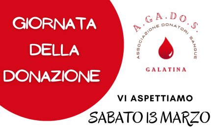 A.GA.DO.S. invita a donare il sangue