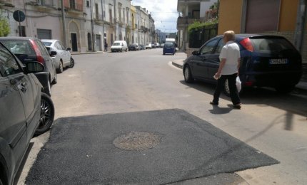 Via degli Eroi continua a sprofondare