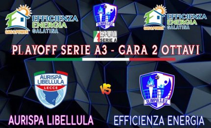 Efficienza Energia Galatina verso un'isidiosa gara 2 con Aurispa Libellula Lecce