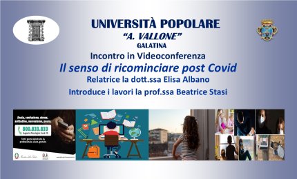 “Il senso di ricominciare post covid”