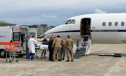 Volo sanitario da Galatina a Trieste per trasferire un ventisettenne in pericolo di vita