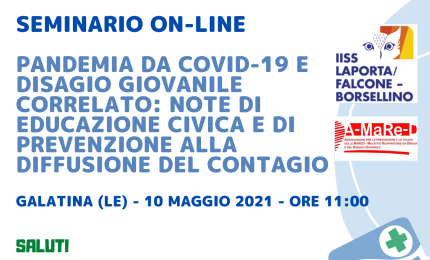 “Pandemia da covid-19 e disagio giovanile correlato"