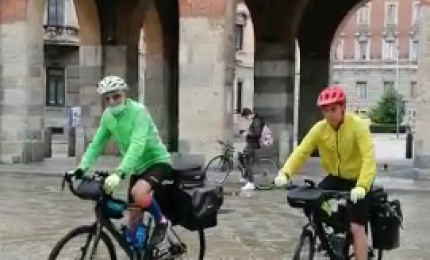 Da Monza a Galatina in bicicletta: Giuseppe Lazari fa il bis