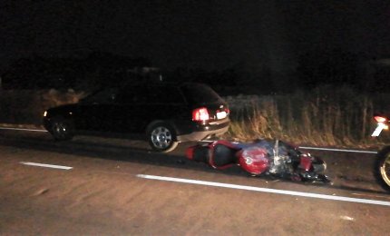 Incidente fra auto e moto sulla Galatina-Galatone, grave il centauro galatinese