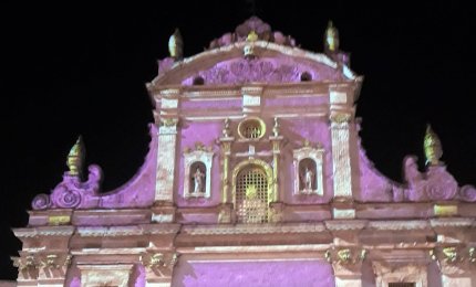 Galatina in video mapping sulla Chiesa Madre