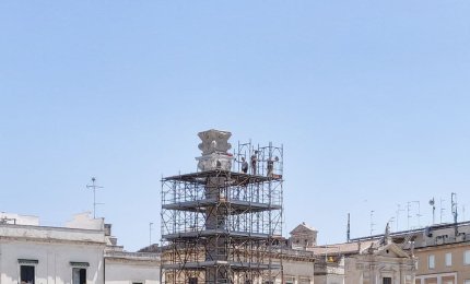 Terminato il restauro della colonna di Piazza Sant’Oronzo
