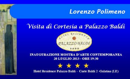'Visita di cortesia' di Lorenzo Polimeno a Palazzo Baldi