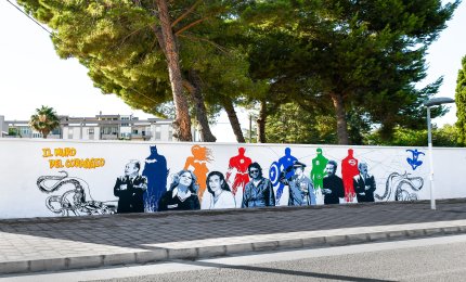 A Galatina “Il muro del Coraggio”