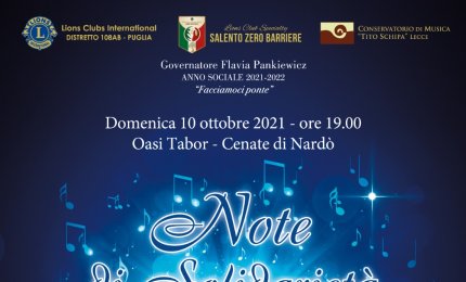 "Note di solidarietà. I Lions insieme per l'Afganistan"