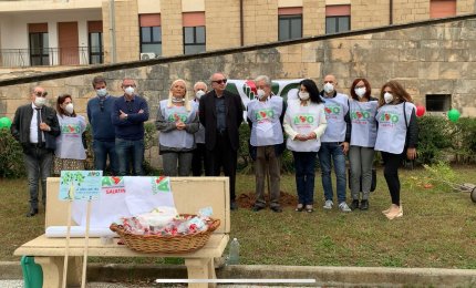 Piantumato in Ospedale a Galatina un melograno simbolo del volontariato