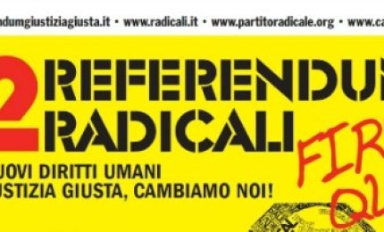 Oggi si firma a Lecce per i Referendum Radicali. A Galatina la raccolta continua nella segreteria comunale