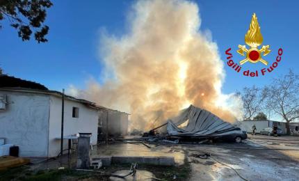Fiamme nel Campo Panareo