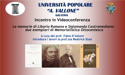 “Le memorie di Liborio Romano e Sigismondo Castromediano: due esemplari di memorialistica ottocentesca” 