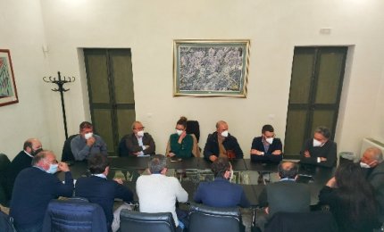In Provincia con Minerva i sindaci della "275"