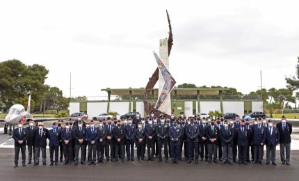 L'Associazione Arma Aeronautica di Puglia e Basilicata in visita all'aeroporto di Galatina