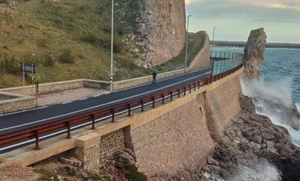 Riaperta la litoranea della 'Montagna Spaccata'