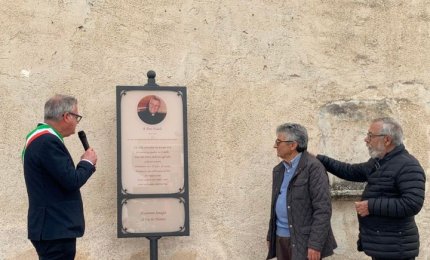 Una targa per don Fedele