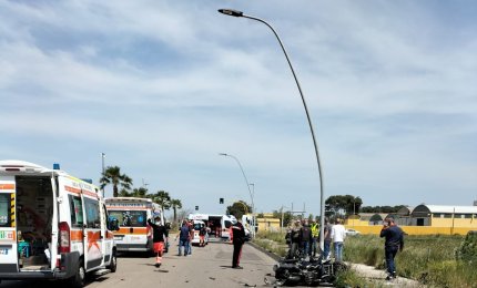 Grave incidente sulla Galatina Lecce: tre centauri ricoverati in codice rosso