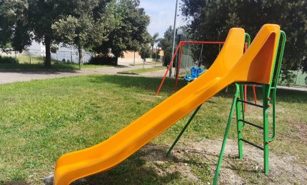 "Tappiamo Galatina" dona un nuovo parco giochi a Collemeto