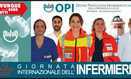 Giornata Internazionale dell’Infermiere, le iniziative di OPI Lecce