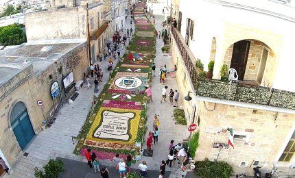 Per il Corpus Domini torna l'Infiorata di Patù