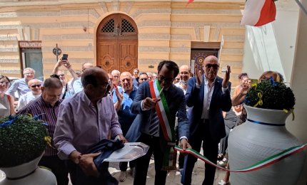 Fabio Vergine inaugura il Museo Fotografico della Società Operaia di Galatina